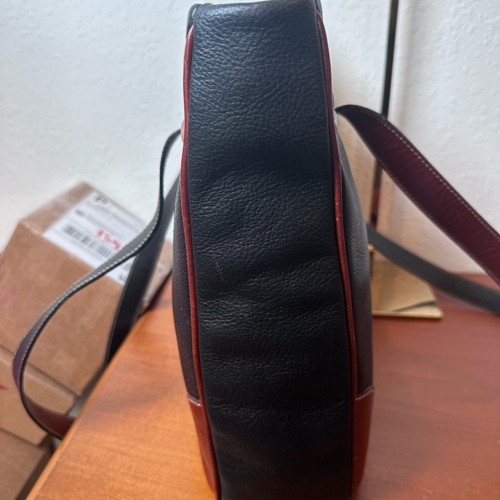 Bally Black and Red Shoulder Bag - Picture 4 of 14